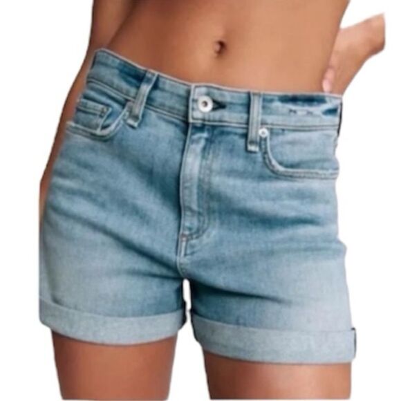 Rag & Bone Harper Nina High-Rise Denim Shorts - Picture 1 of 3